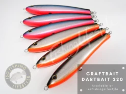 2020 Craftbait Dartbait 220mm 115g