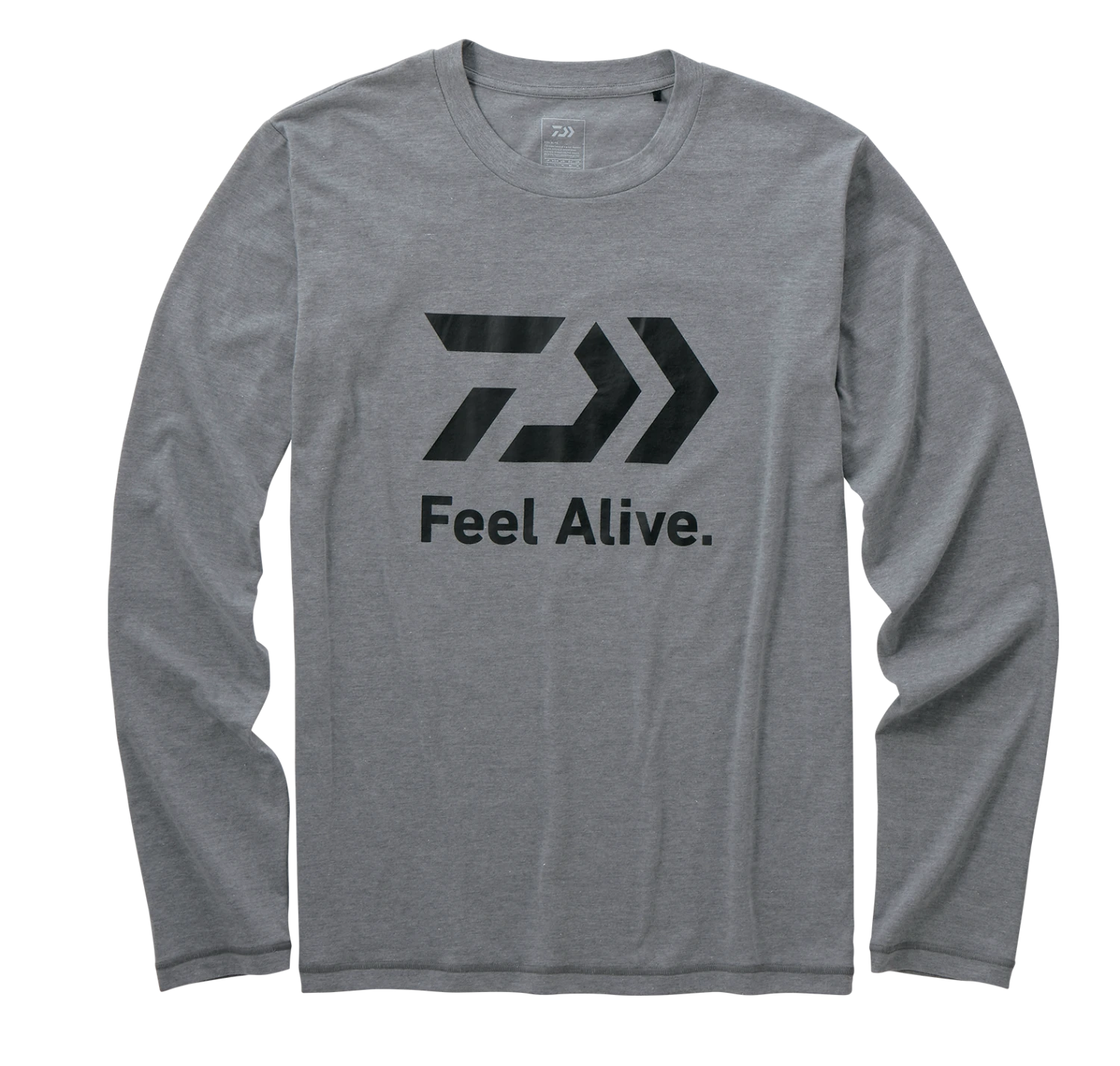 DAIWA L/S FEEL ALIVE T SHIRT DE-82009 GREY
