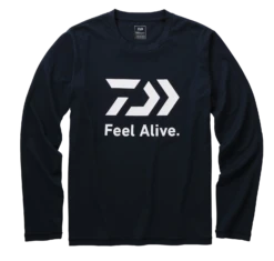 DAIWA L/S FEEL ALIVE T SHIRT DE-82009 River Blue