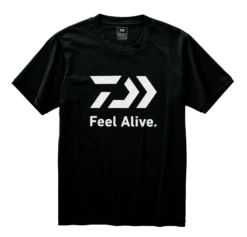 2020 DAIWA FEEL ALIVE S/S T SHIRT DE-83009 BLACK
