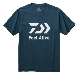 DAIWA FEEL ALIVE S/S T SHIRT DE-83009 RIVER BLUE