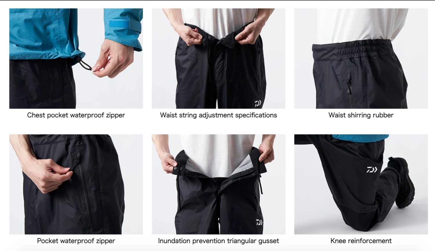 Daiwa DR-3422 Eging Speciality Fishing Rain Suit - Image 6