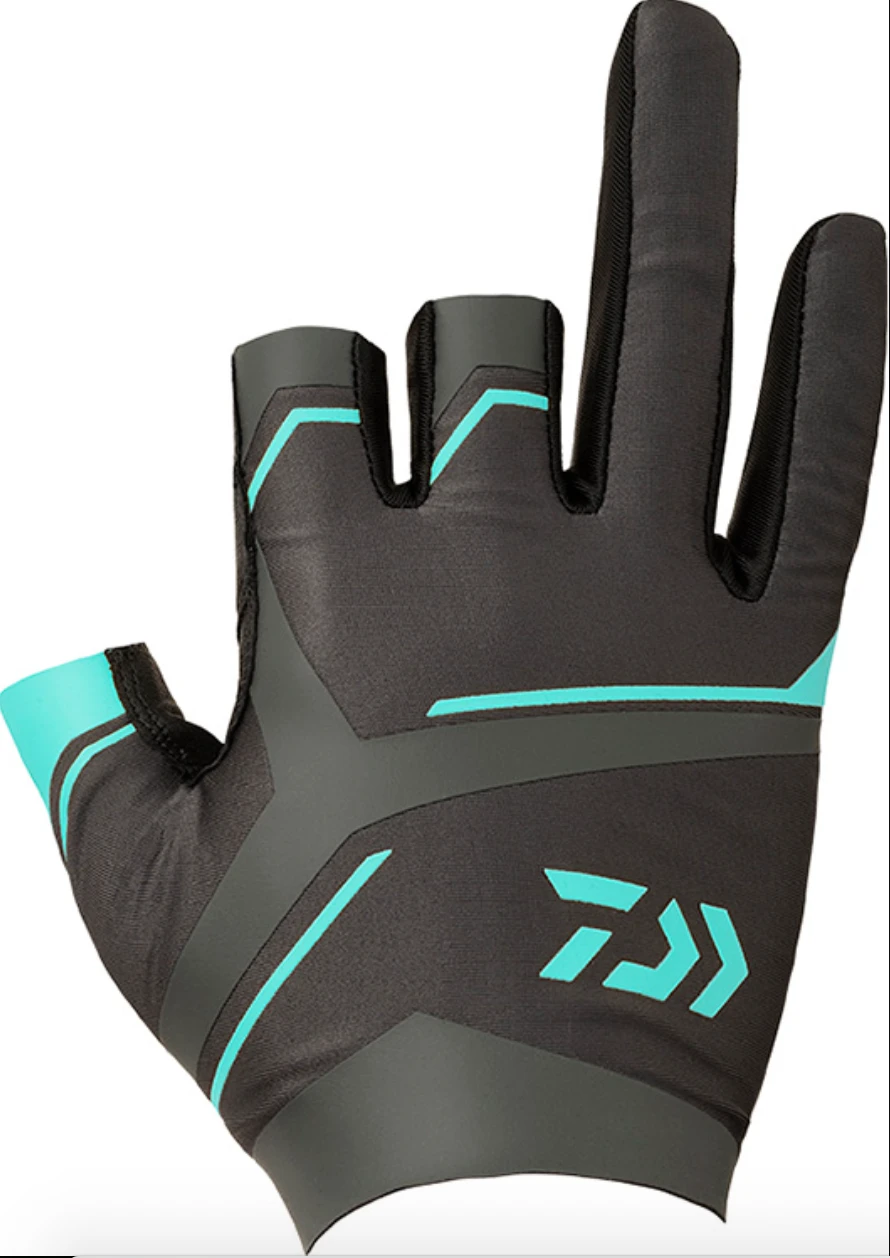 Daiwa Fishing Glove DG-6022 (3 Cut Stretch Fit Gloves With Pad) - Image 3