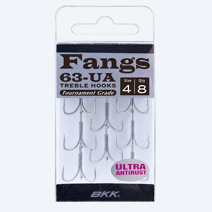 BKK FANGS-63 3x Treble Hooks BT663-UA