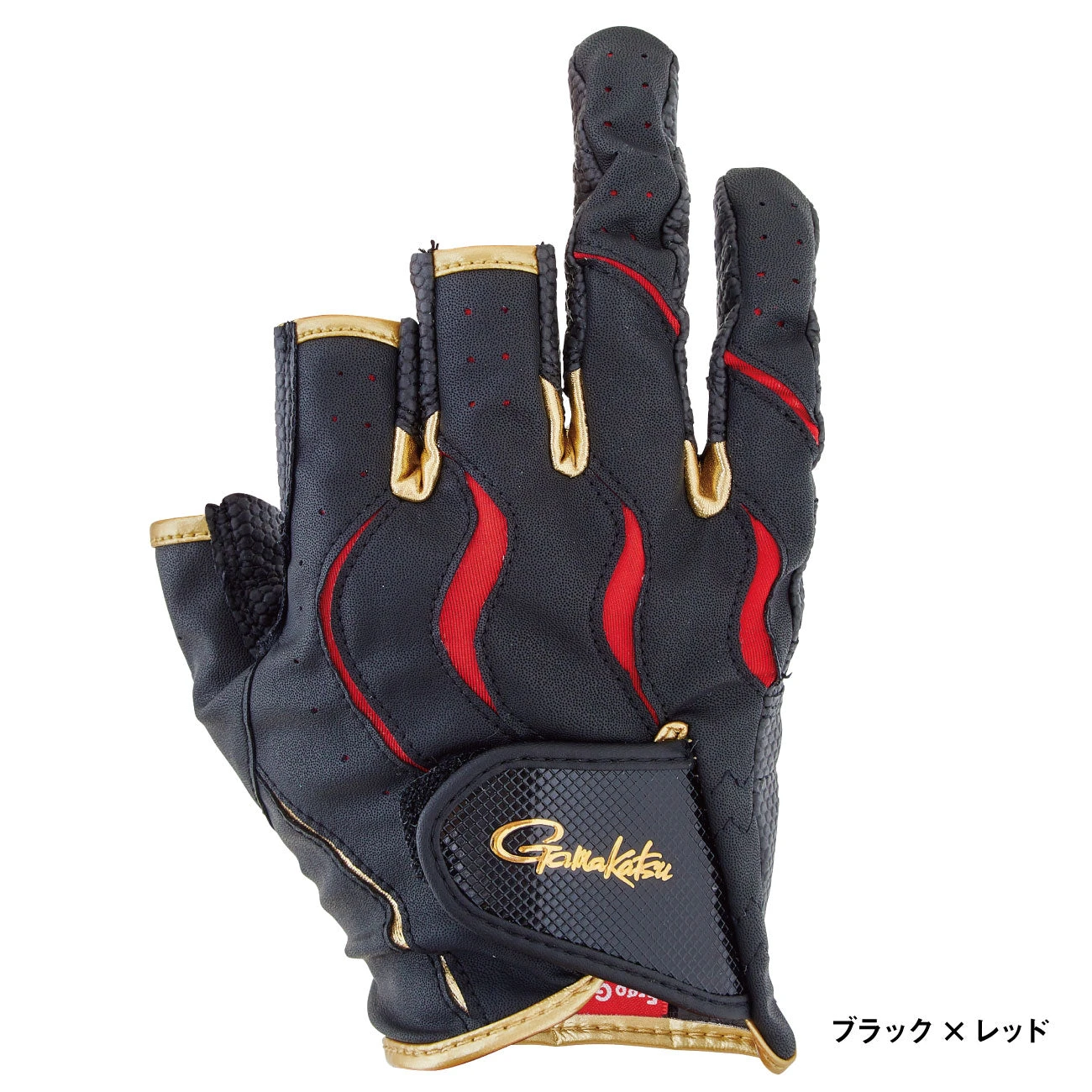 Gamakatsu Ergonomic Grip Gloves (3 Cut Design) GM-7289 - Image 3