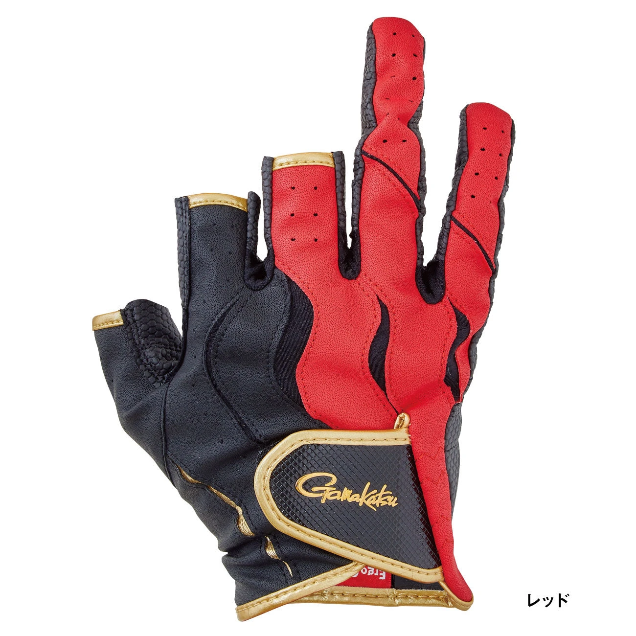 Gamakatsu Ergonomic Grip Gloves (3 Cut Design) GM-7289 - Image 4