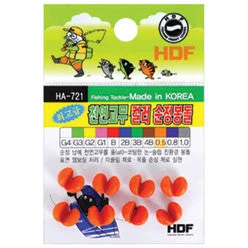 HDF Rubber Coated Splitshots HA-721