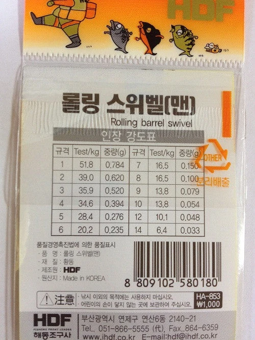 HDF Rolling Swivel HA-853 - Image 2