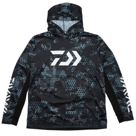 Daiwa Hex Hooded Jersey ST-30021E Blue