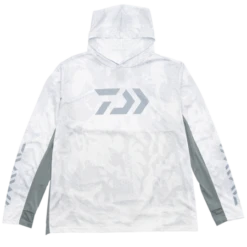 Daiwa Hex Hooded Jersey ST-30021E White