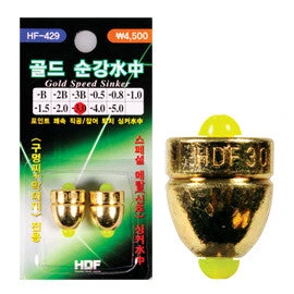 HDF Gold Sliding Sinker HF-429
