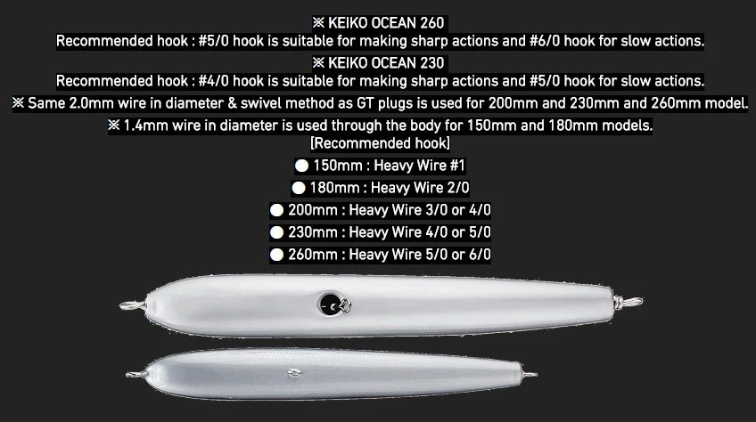 Hots Keiko Ocean Stickbait 60g 180mm - Image 4