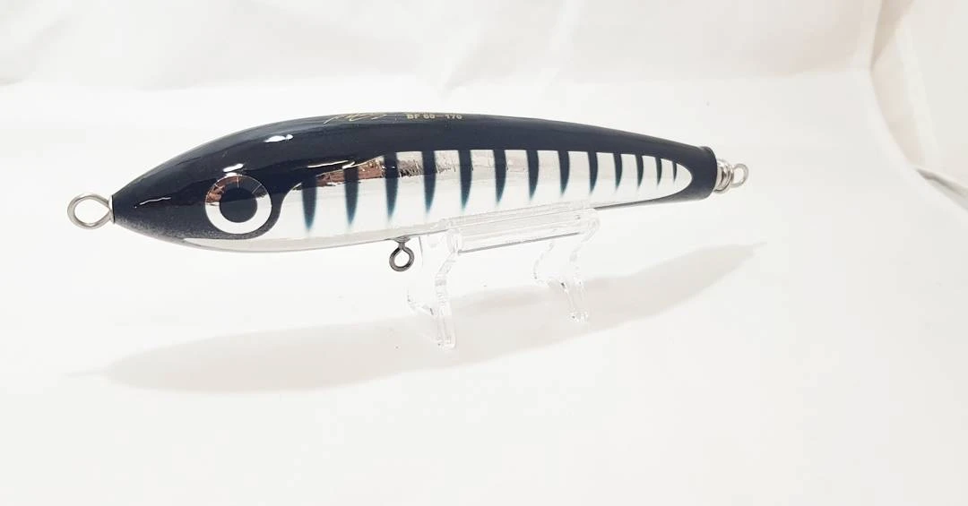 Carpenter Bluefish BF 60 - 170 Diablo Black Silver Stripe Gold Eye