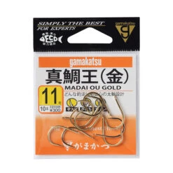 Gamakatsu Madai Ou ISO Hook Gold
