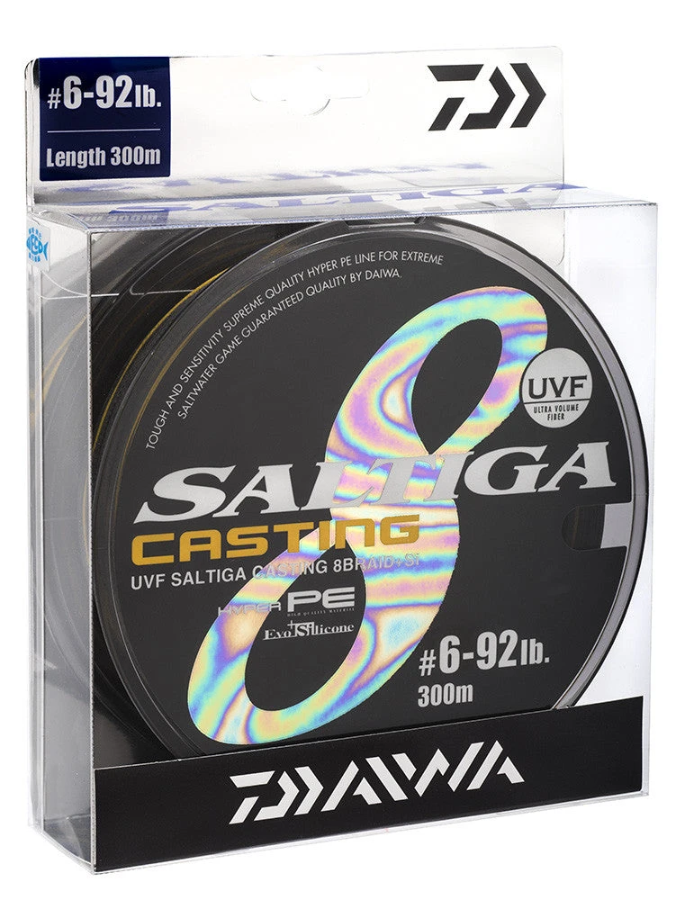 Daiwa Saltiga Casting UVF Hyper PE 8 Braid + Si